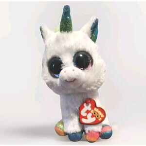 Ty Pixy the Unicorn Sequin 6" Plush Beanie Boo Fast Shipping From USA
